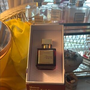 Maison Francis Kurkdjian Rouge 540 Fragrance with Gold Cap.